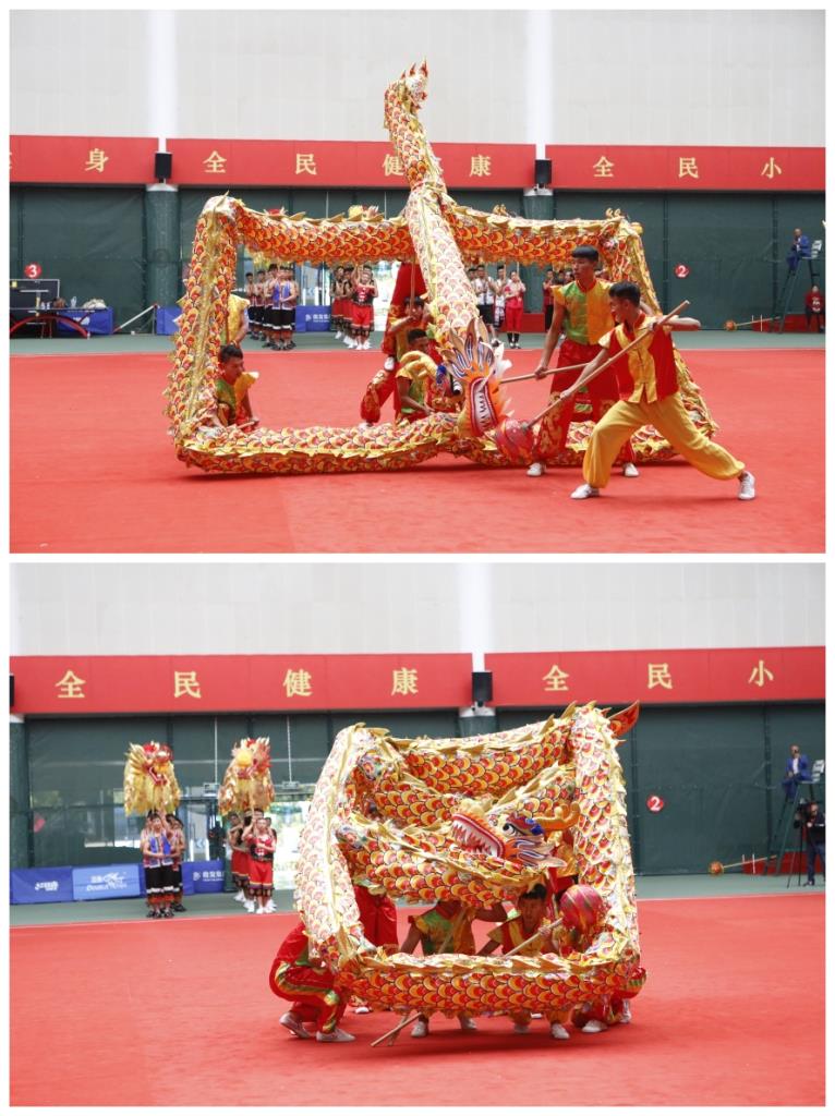 云南省第十一届少数民族传统体育运动会舞龙项目今日开赛